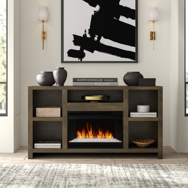 Greyleigh Columbia TV Stand for TVs up to 65" with Electric Fireplace